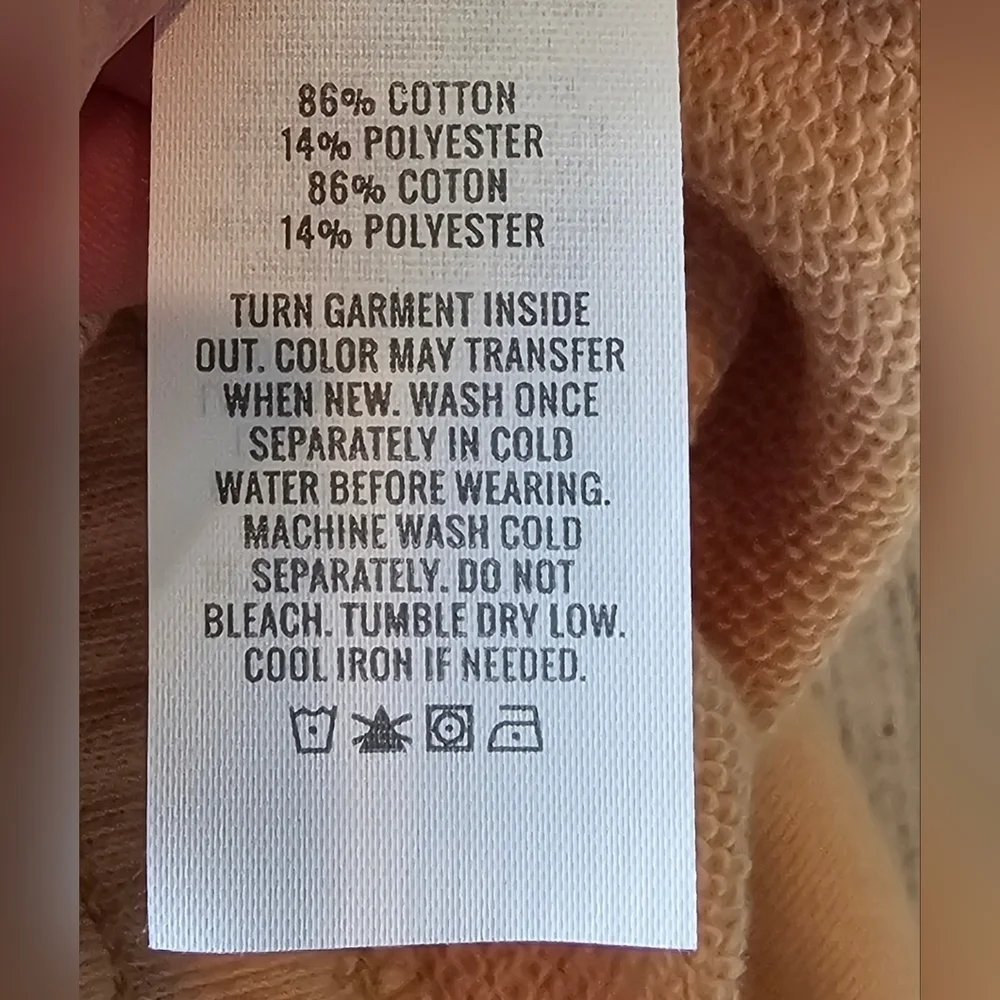 Aerie Size Medium Pull On Fleece Mini Skirt Pockets Butter Khaki Color Casual - Picture 7 of 10